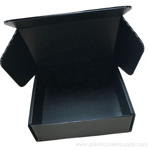 custom pp hollow corrugated plastic foldable packaging box pp